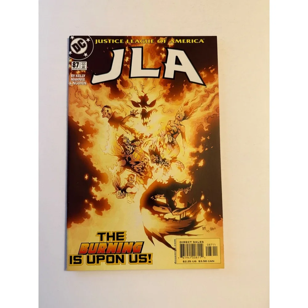 DC Comics JLA Justice League of‎ America 87 The Burning Is Upon Us Nov 2003